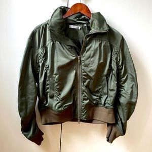 Vince Army Green Bomber Jacket